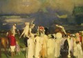 Polo Crowd Realist Ashcan School George Wesley Bellows